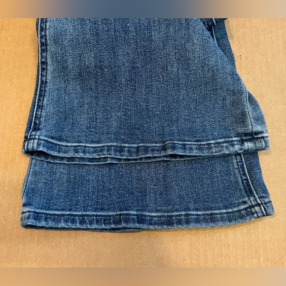 Rock&Roll High Rise Medium Wash Glitter Flare 25x34 - Picture 3 of 6